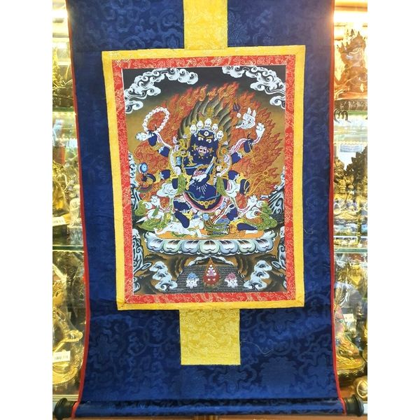 Tranh Thangka Hộ Pháp Mahakala_120x80cm